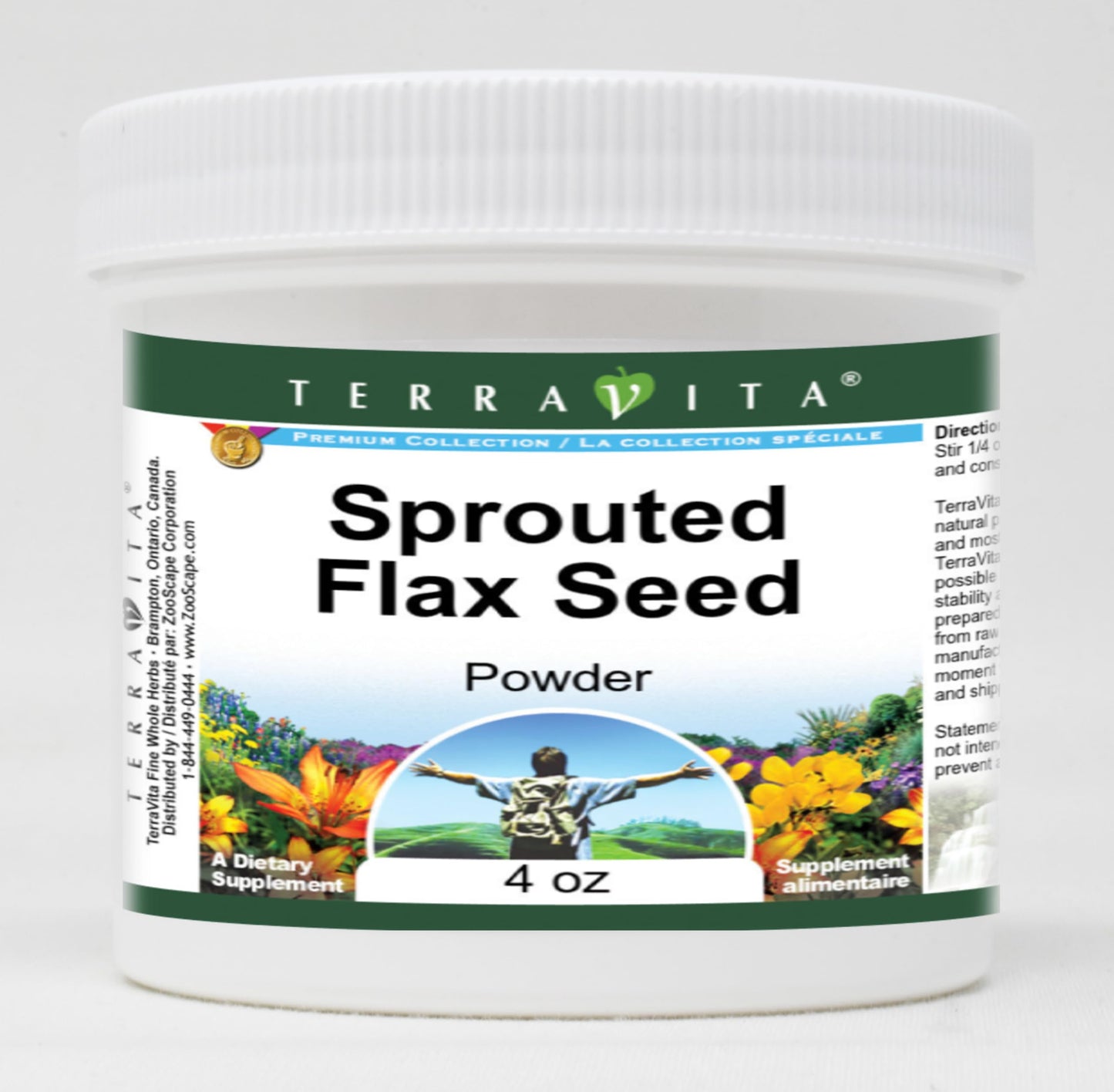 Sprouted Flax Seed Powder (4 oz, ZIN: 520149)
