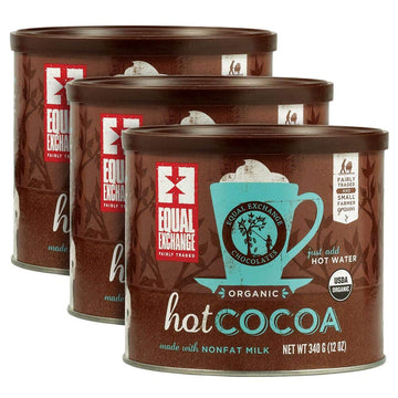 Equal Exchange Hot Cocoa Mix, 12-Ounce (Pack of 3)