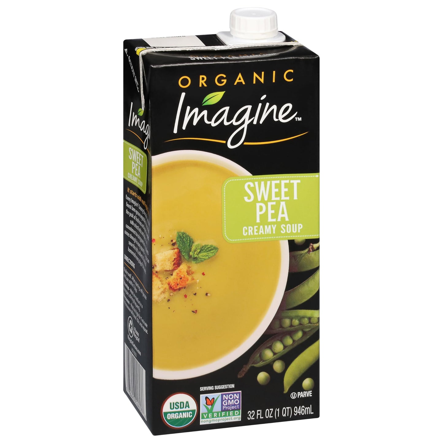 Imagine Organic Creamy Sweet Pea Soup 32 oz