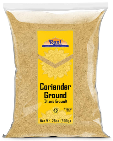 Rani Coriander Ground Powder (Indian Dhania) Spice 28Oz (800G) ~ All Natural | Salt-Free | Vegan | No Colors | Gluten Friendly | Non-Gmo | Indian Origin