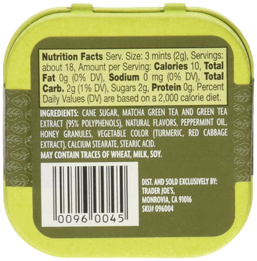 10 Tins Of Trader Joe'S Green Tea Infused Mints