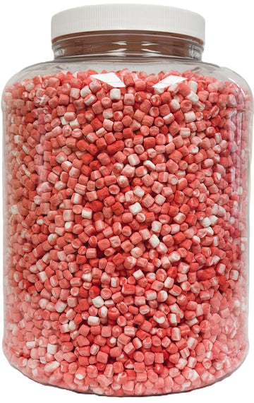 Sarah's Candy Factory 48 Oz Dehydrated Peppermint Marshmallow Bits in Reusable Jar 3 Lbs