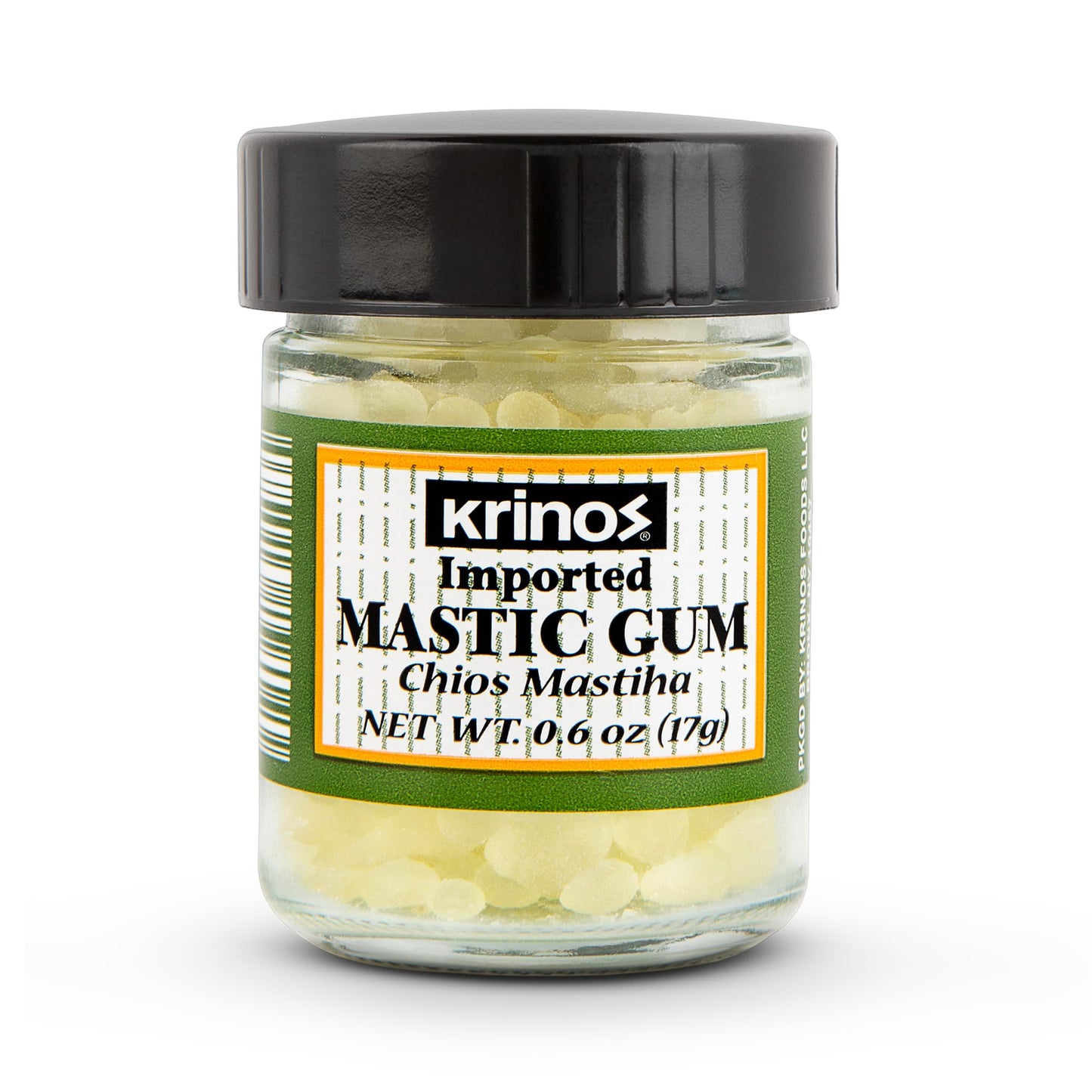 Krinos Greek Mastic Gum: Rich History, Piney Flavor, Culinary Treasure | Chios Island Pdo Product, 17G Jar