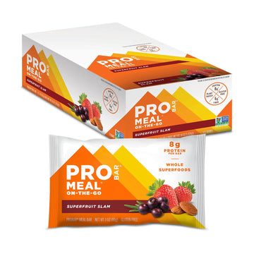 Probar - Meal Bar, Superfruit Slam, Non-Gmo, Gluten-Free, Healthy, Plant-Based Whole Food Ingredients, Natural Energy, 3 Ounce (