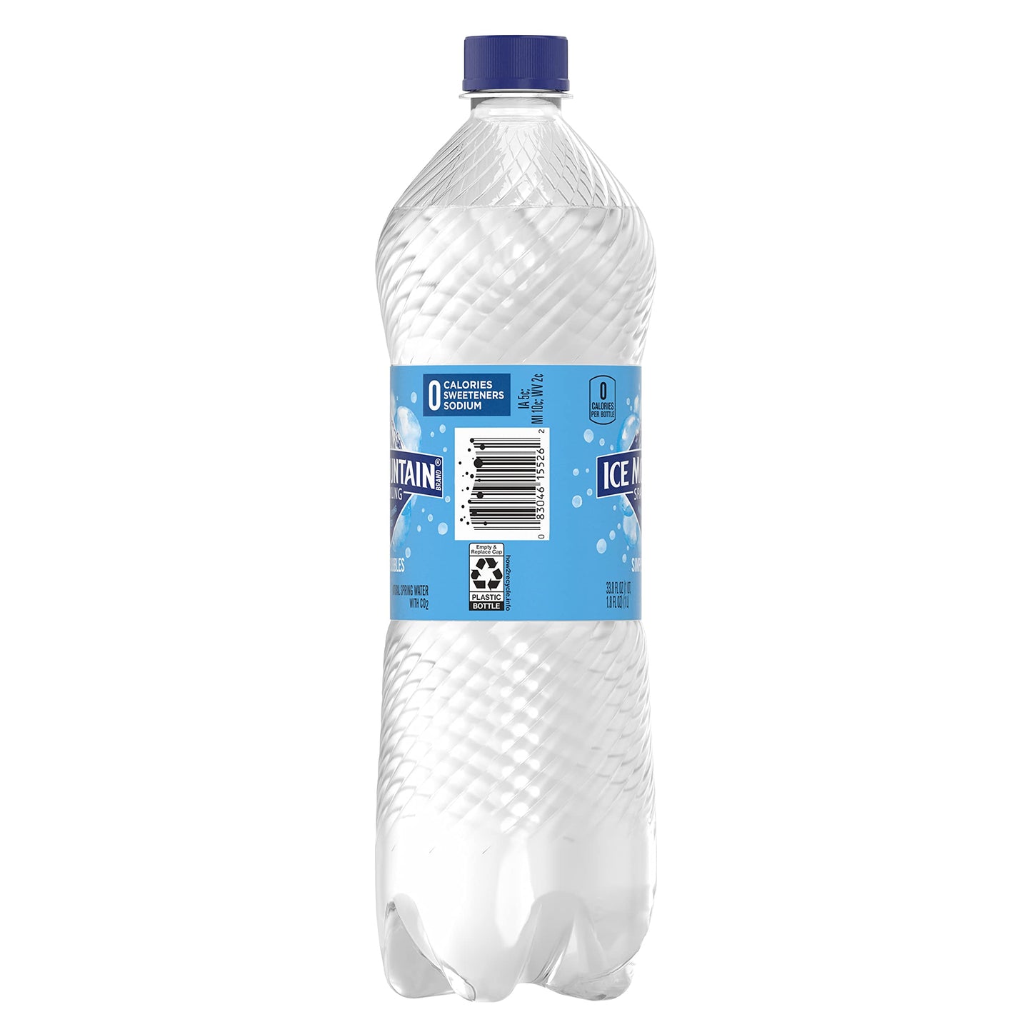 Ice Mountain Sparkling Water Simply Bubbles 33.8 Oz. Bottle