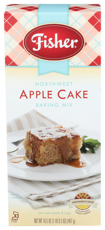 Fisher Northwest Apple Cake Mix, 16.5 Oz (Pack Of 6)
