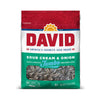 David Sour Cream & Onion Jumbo Sunflower Seeds, Keto Friendly, 5.25 Oz Resealable Bag