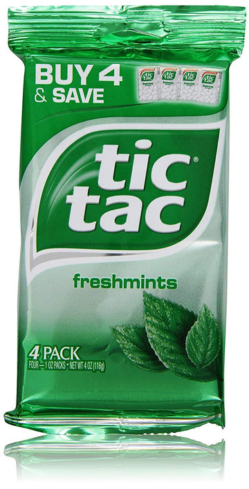 Tic Tac Mints, Freshmint Multipack, (12) 4 Pack Sleeves, 48 Units In Total