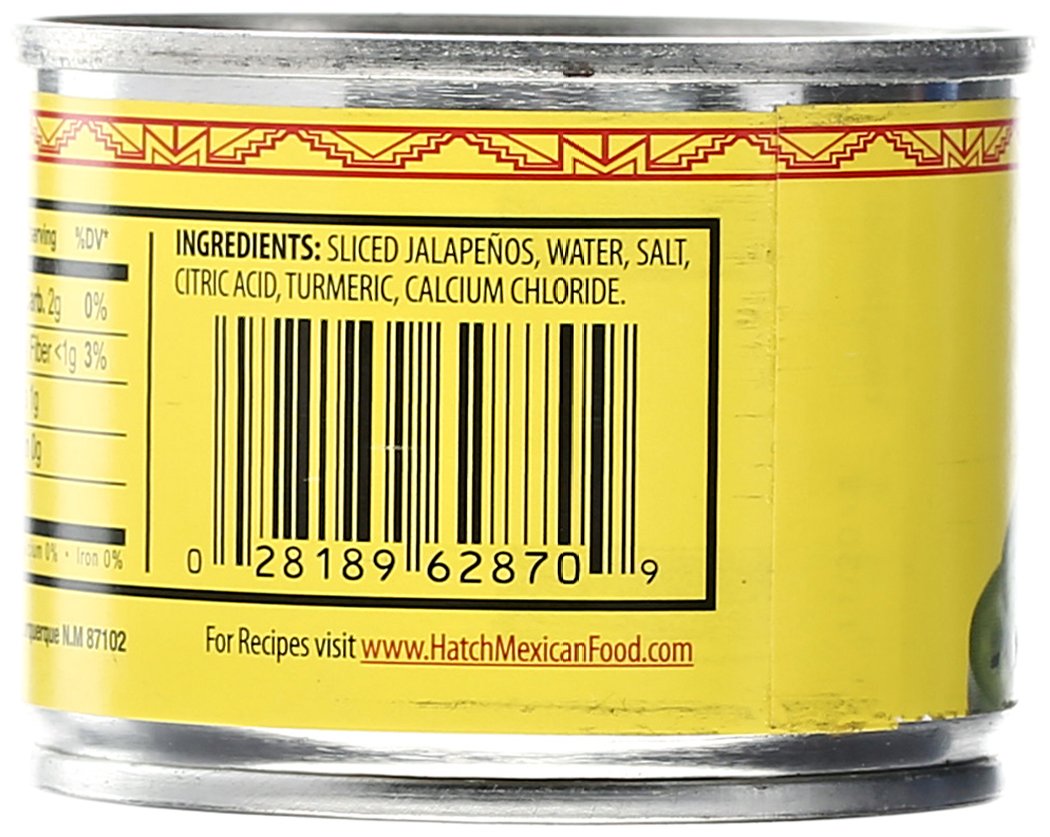 Hatch Chili Jalapenos, Sliced, 4 oz