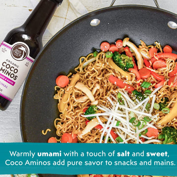 Big Tree Farms Organic Coco Aminos - Liquid Coconut Aminos, Soy-Free Sauce, Low Sodium, Soy Alternative, Gluten Free, Kosher, Wa