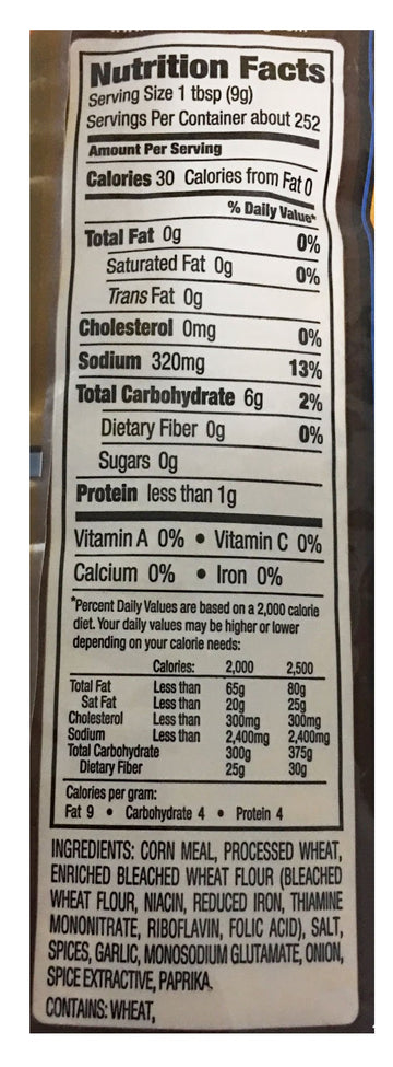 Andy'S Seasoning Fish Breading Cajun 5 Lbs