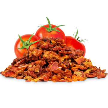 Dehydrated Dried Tomato Flakes By It'S Delish - 2.5 Lbs Bulk Restaurant Gallon Size Container Jug With Handle - Dried Natural To