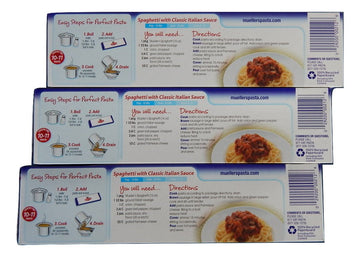 Mueller'S Enriched Spaghetti Pasta 16 Oz. / 1 Lb. Box (Pack Of 3)