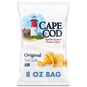 Cape Cod Potato Chips Original Kettle Cooked Chips, 8 Oz