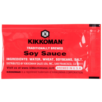 Kikkoman Soy Sauce Packets, Traditionally Brewed, 40-count