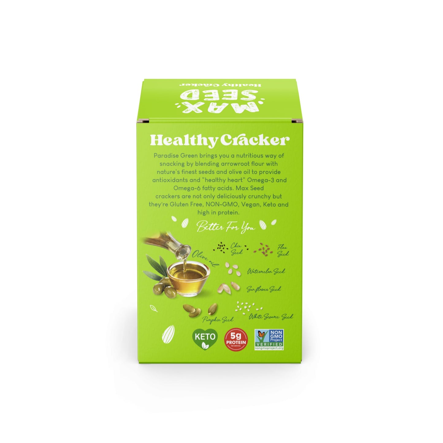 Paradise Green Max Seed Healthy Cracker