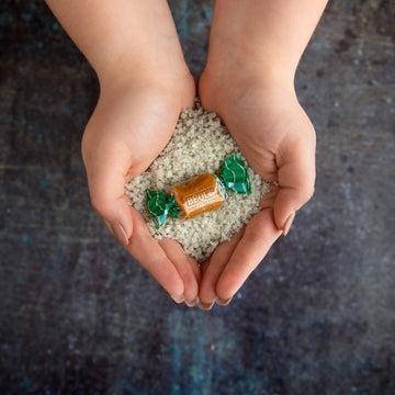 B  Quet Caramel - Celtic Sea Salt Caramel - Gourmet Caramel Candy - Salted Caramel Candy Individually Wrapped - Made In Montana