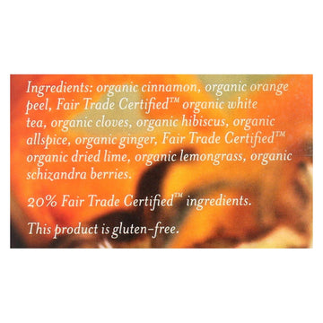 Numi Tea Organic Orange Spice White Tea (3X16 Bag)