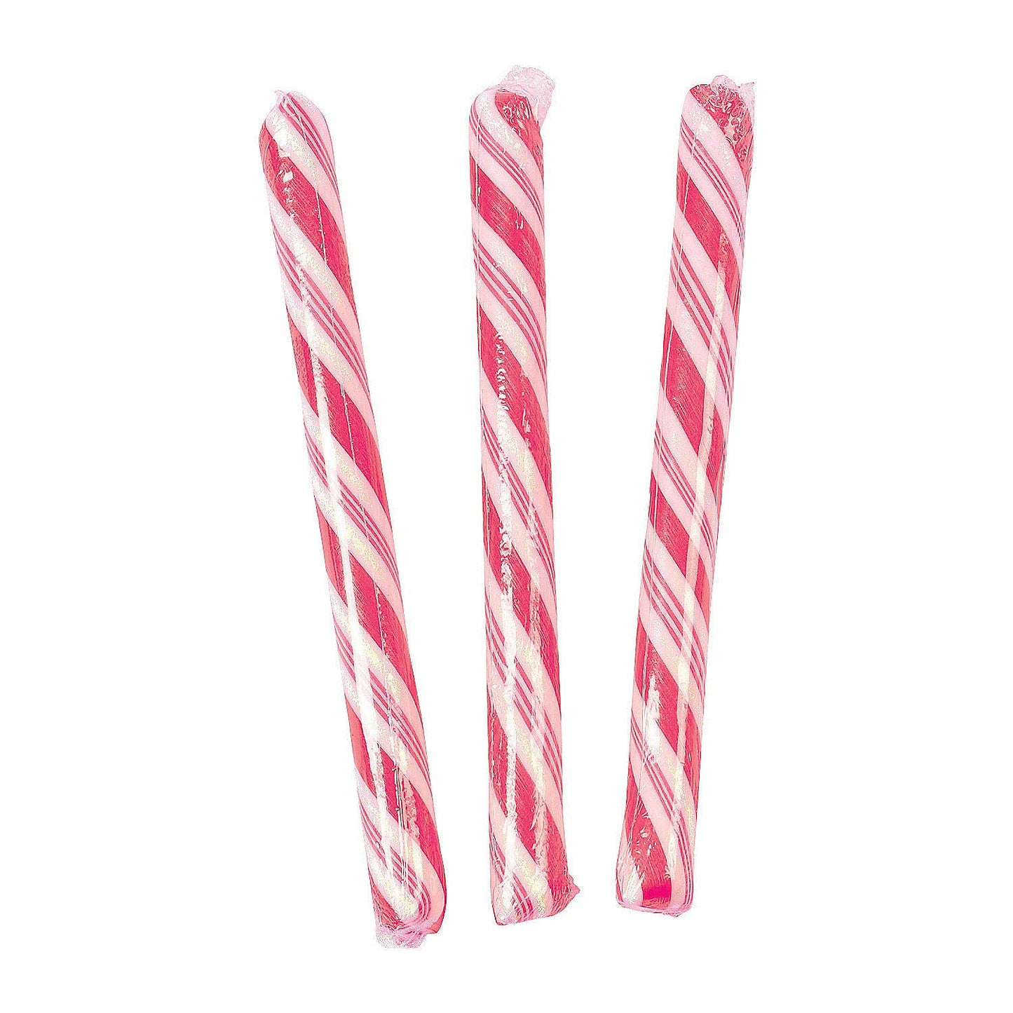 Old Fashioned Candy Sticks, Individually Wrapped, Nostalgic Candy Canes, 80 Pieces (Hot Pink)