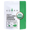 Koyah - Organic Usa Grown Collard Greens Powder (Equivalent To 15 Cups Fresh): Freeze-Dried, Whole-Leaf Powder