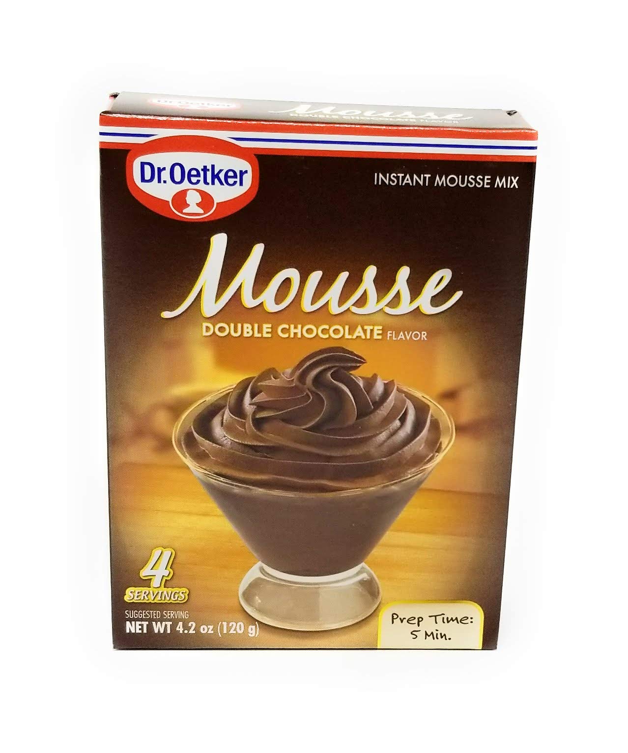 Dr Oetker Double chocolate Mousse 4.2-Ounce (Pack of 6)