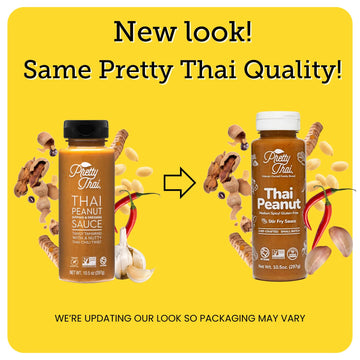 Pretty Thai Peanut Sauce, Gluten Free, Non-GMO, Vegan, Pack of 6