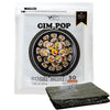 Gim Pop Nori Sheets for Sushi Gimbap Roasted Seaweed Sheet All Natural Dried Seaweed for Wrap Rice, Onigiri, Sushi - Product of