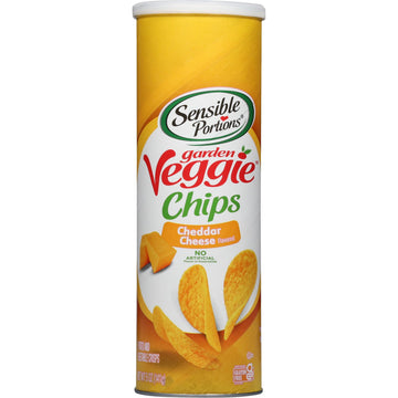 Sensible Portions Chip Garden Veggie Cheddar, 5 Oz
