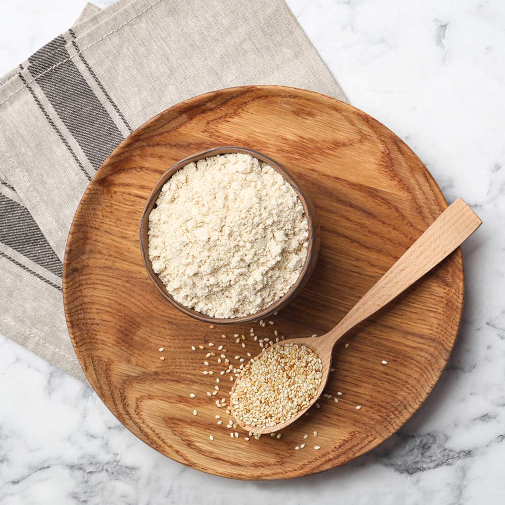 Kevala Organic Sesame Flour - Gluten Free, Vegan, Raw Unhulled Seeds - 16 oz
