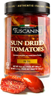 Tuscanini Premium Sun-dried Tomatoes in Olive Oil, 10.6 oz, Product of Calabria Italy, Julian Cut, Nothing Artificial, Kosher (i