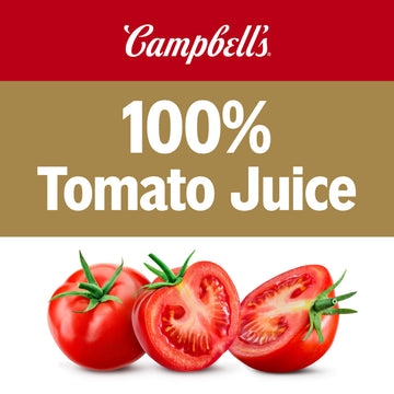 Campbells 100% Tomato Juice, 46 Fl Oz Can, Pack of 1