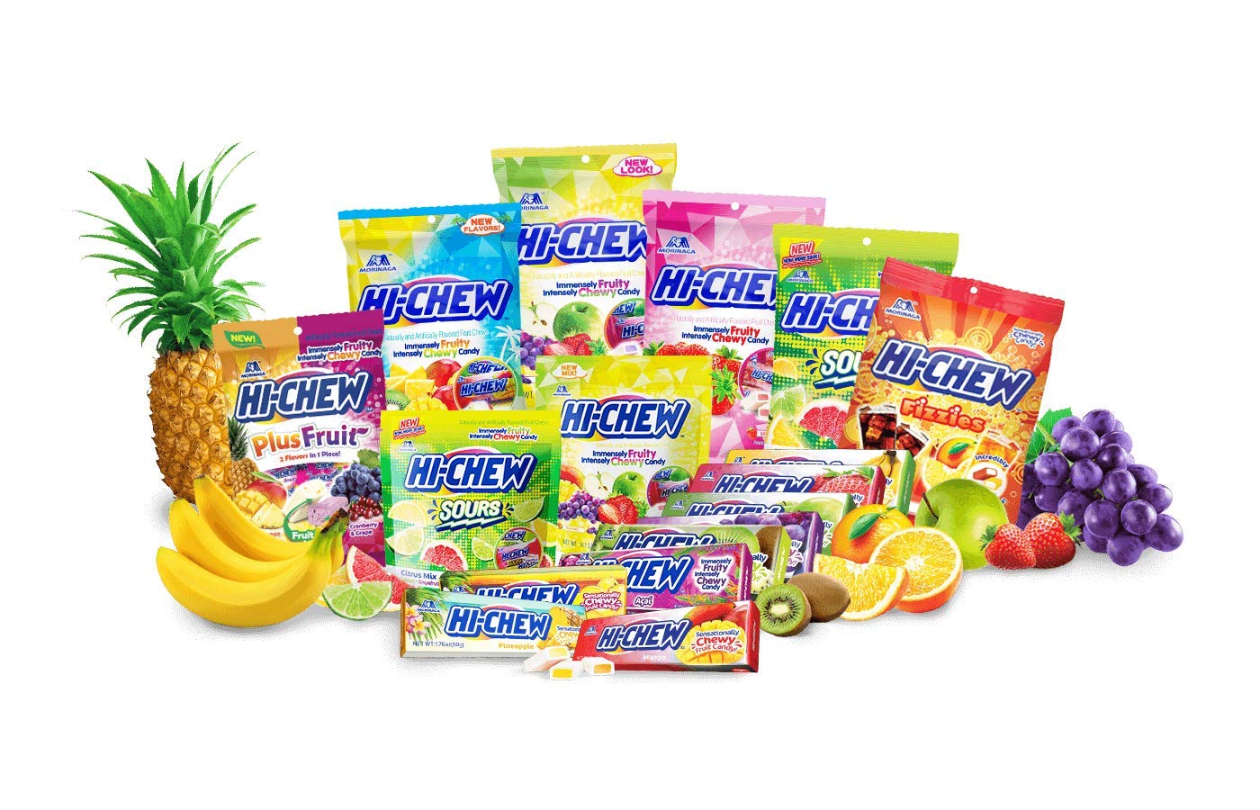 Hi-Chew Sensationally Chewy Japanese Fruit Candy, Banana, 1.76 Ounce (Pack Of 10)