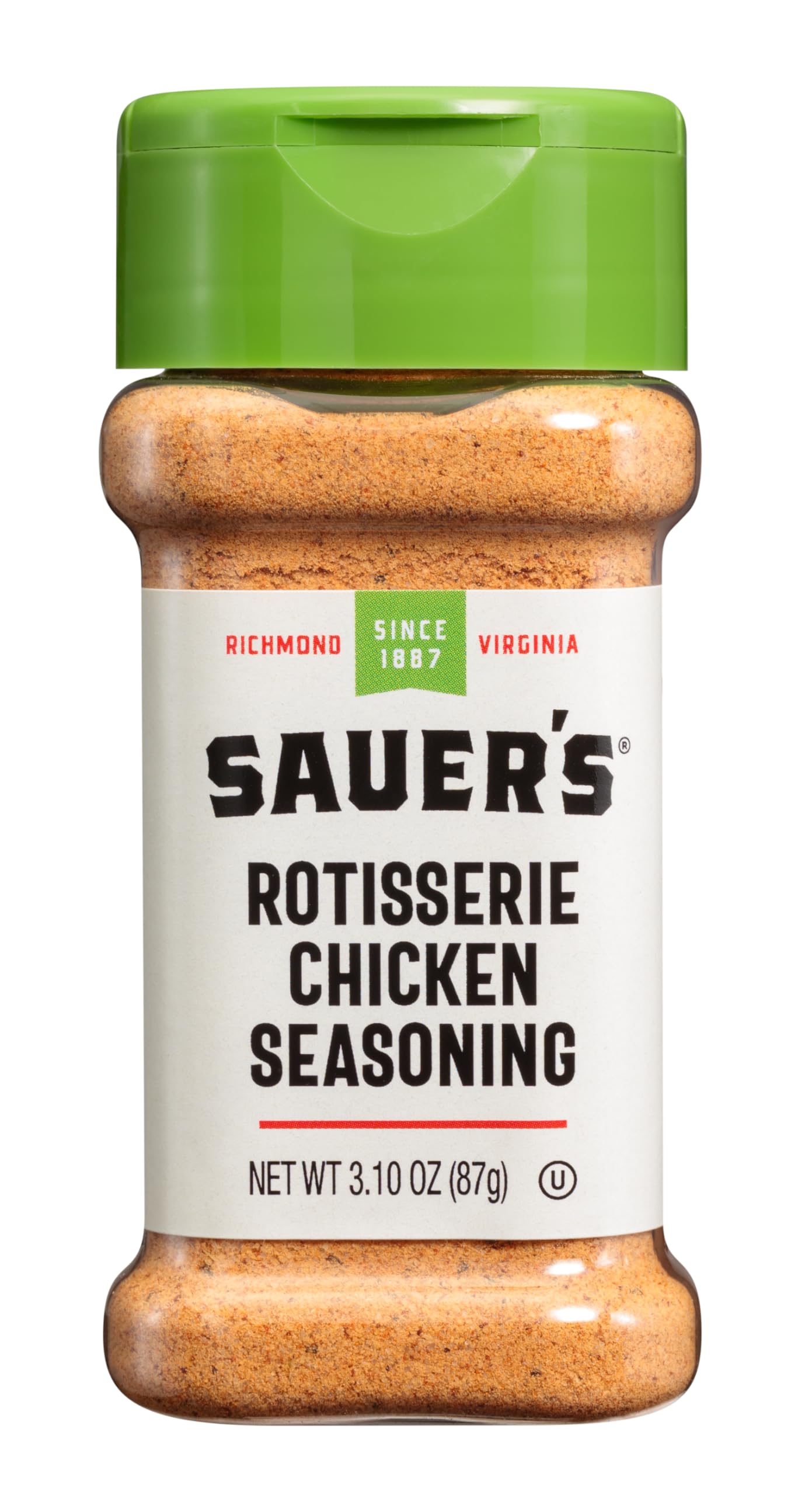Sauer's Rotisserie Chicken Seasoning, 3.10 Ounce (Pack of 1)