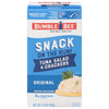 Bumble Bee Snack On The Run Tuna Salad with Crackers Kit, 3.5 oz - Ready to Eat, Spoon Included - Wild Caught Tuna - Shelf Stabl