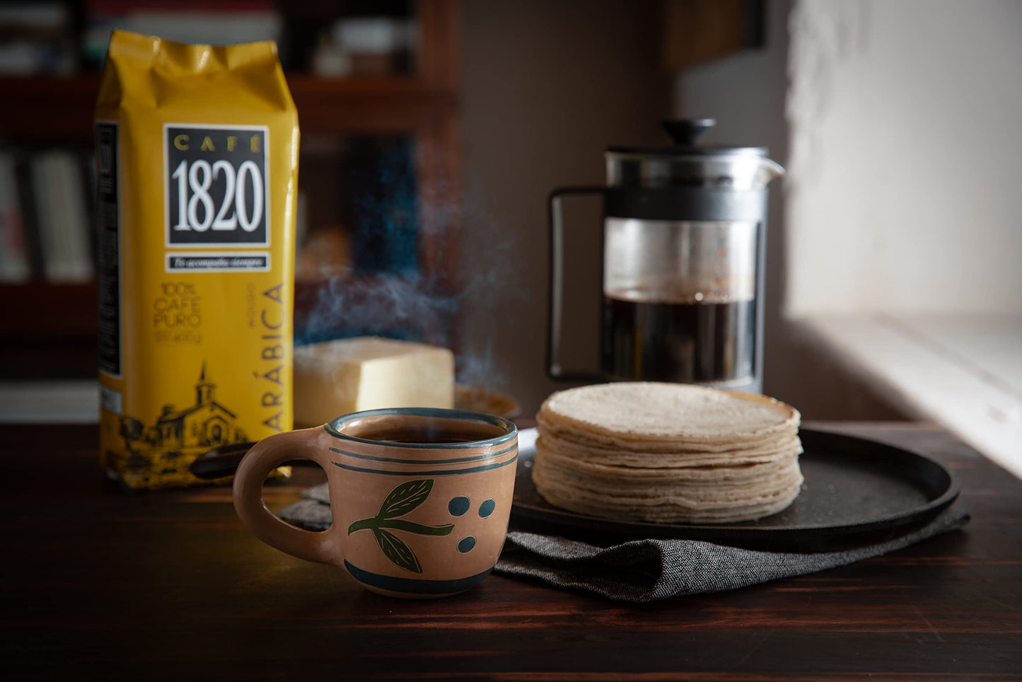 Caf   1820 Classic, Premium Costa Rican Ground Coffee, 100% Arabica, Dark Roast, High Altitude Blend With Aroma & Fruity Notes,