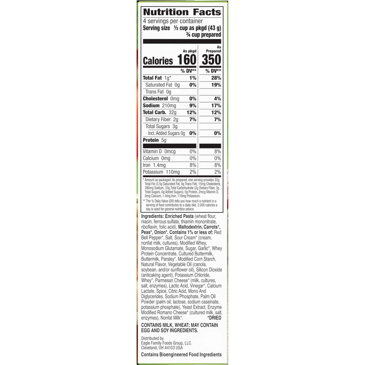 Betty Crocker Suddenly Salad Pasta Creamy Parmesan 6.2oz Box (Pack of 4)