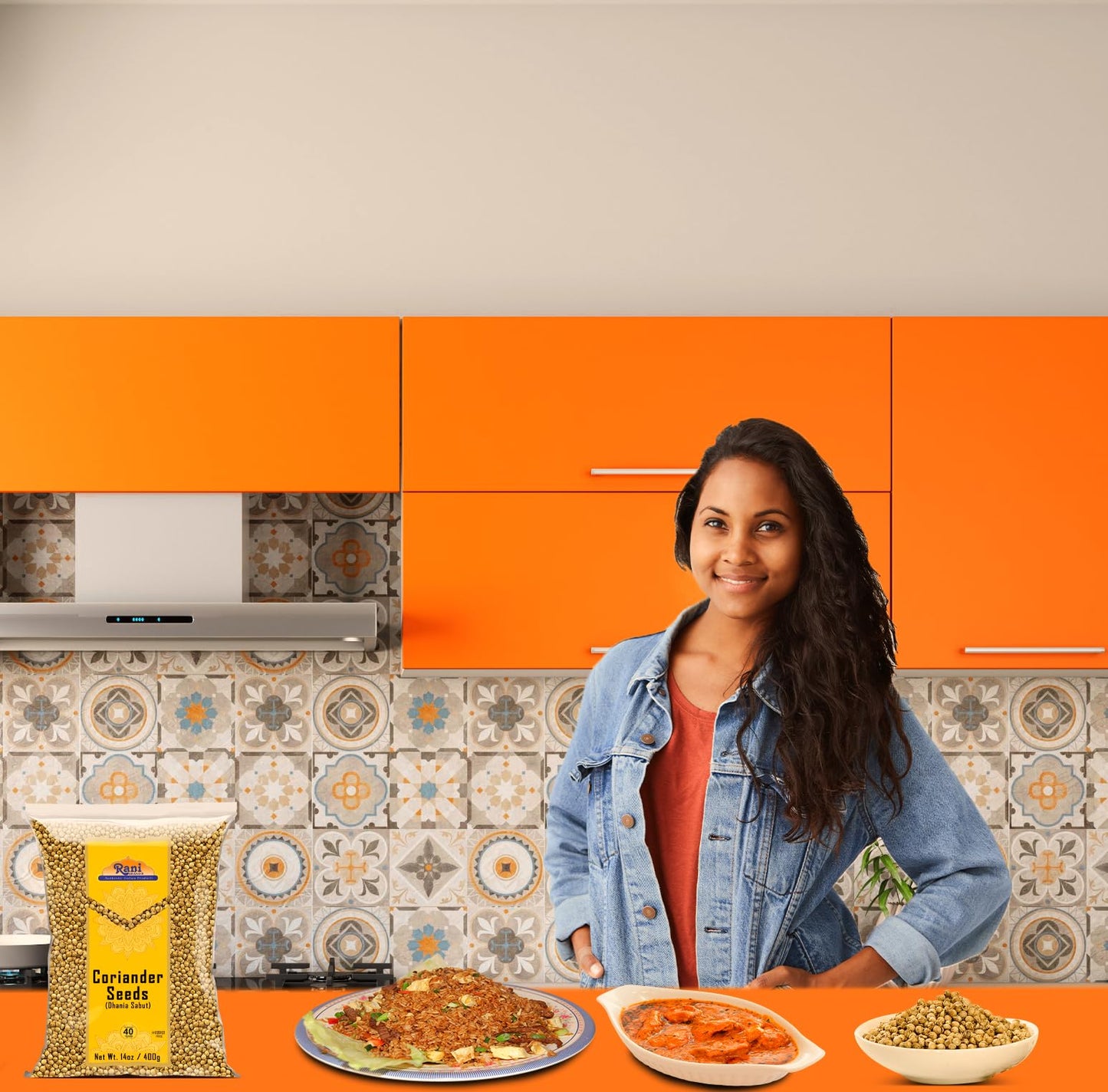 Rani Coriander (Dhania) Seeds Whole, Indian Spice 14Oz (400G) ~ All Natural | Gluten Friendly | Non-Gmo | Kosher | Vegan | Indian Origin