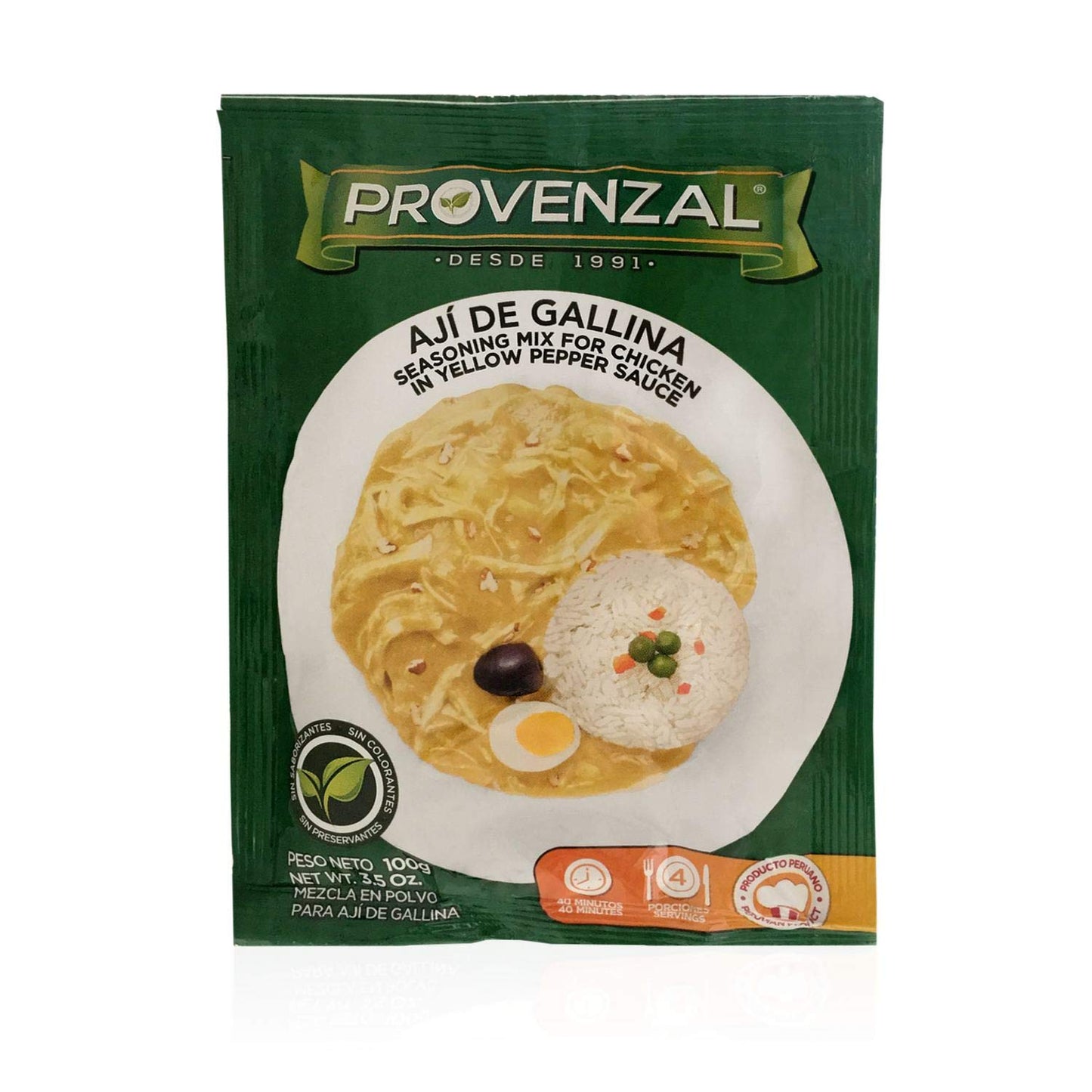 Aji De Gallina Provenzal 3 Pack Of 3.5 Oz Each - 3 Sobres By Provenzal
