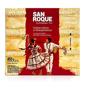 King Kong San Roque Relleno De Manjarblanco 450 G |1 Lb | 16Oz From Peru New 2 Pack