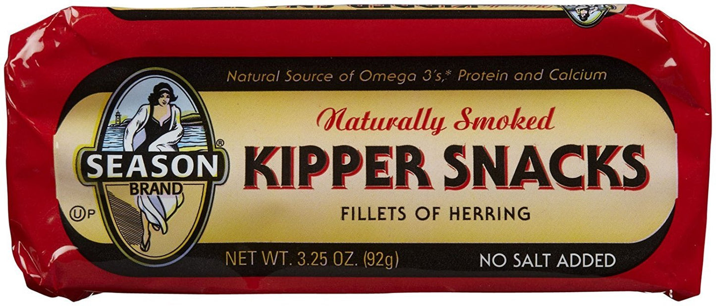 Season Product Kipper Fish Snacks 3.25 Oz