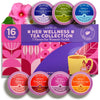 Gya Tea Co Her Wellness Tea Pod Collection Gift Set (16 Count) - Different Flavors Assorted Variety Pack