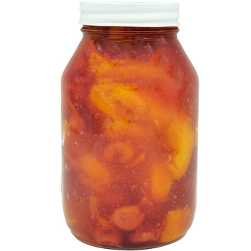 Amish Pie Filling And Topping - (Two - 32 Oz Jars) (Cherry Peach Nsa)