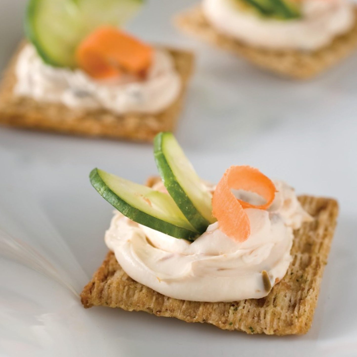 Triscuit Garden Herb Whole Grain Wheat Crackers, Lunch Snacks, Bulk Snack Crackers, 6 - 8.5 oz Boxes