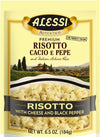 Alessi Autentico, Premium Seasoned Risotto, Italian Arborio Rice, Easy To Prepare, Cacio E Pepe 6.5 Ounce (Cheese & Pepper, Pack Of 6)