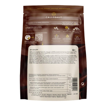 Callebaut Belgian Dark Couverture Chocolate Semisweet Callets 54.5% 5.5 lbs Dark Chocolate Callets