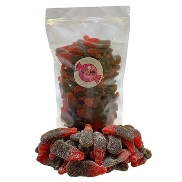 Smarty Stop Sour Cola Bottle Gummy Candy (1 Pound, Cherry)