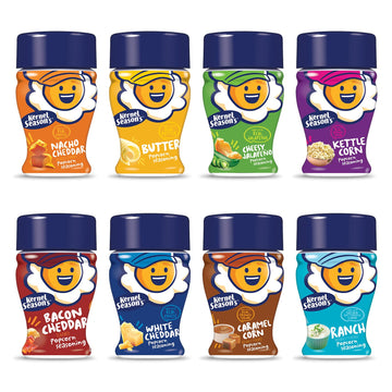 Kernel Season s Popcorn Seasoning Mini Jars Variety Pack, 0.9 Ounce (Pack of 8)