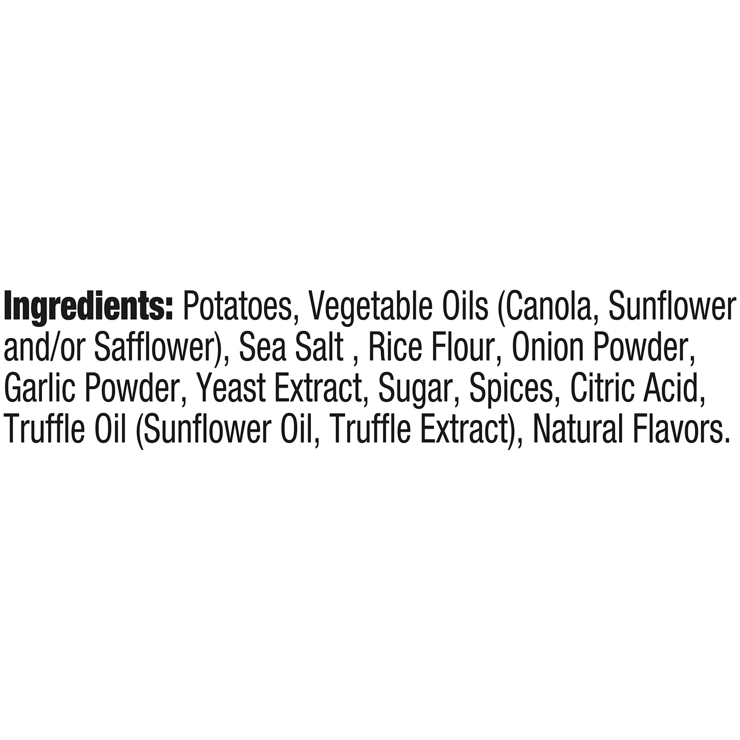Kettle Brand Potato Chips, Krinkle Cut, Truffle Oil & Sea Salt Kettle Chips, 7.5 Oz