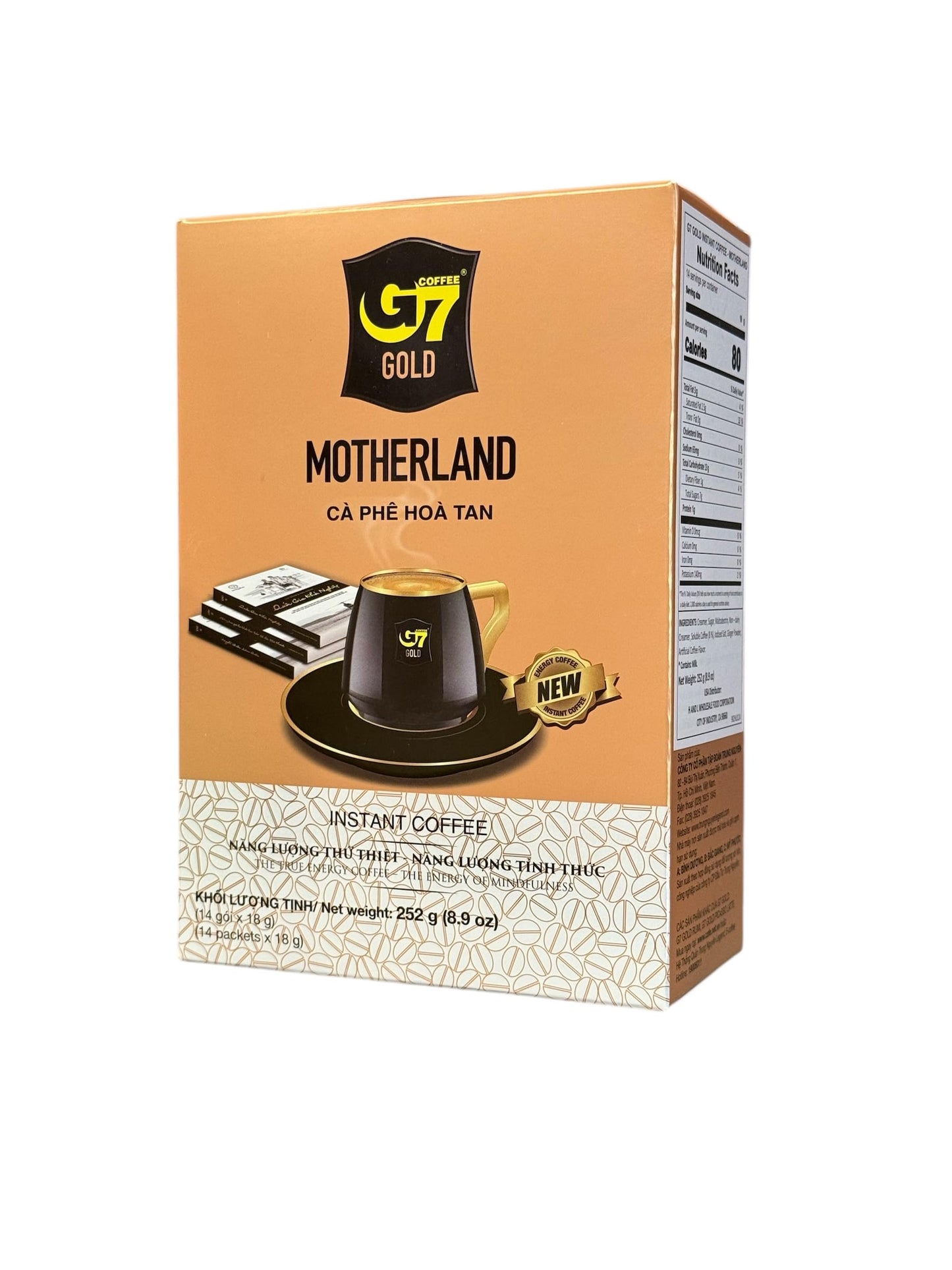 Instant Coffee Powder, Quick Dissolving (1 PACK, MOTHERLAND INSTANT COFFEE)
