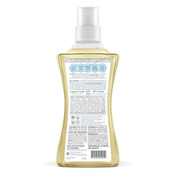 Method 01491 4X Concentrated Laundry Detergent Free & Clear 53.5 Oz Bottle 4/Carton